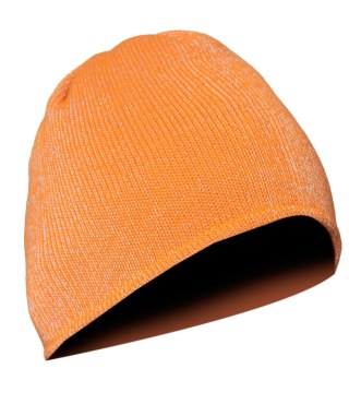 SEVEN KINGS CROSS CZAPKA Z DZIANINY MELANGE POMARAŃCZ