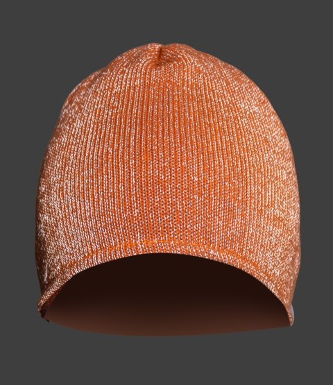 SEVEN KINGS CROSS CZAPKA Z DZIANINY MELANGE POMARAŃCZ