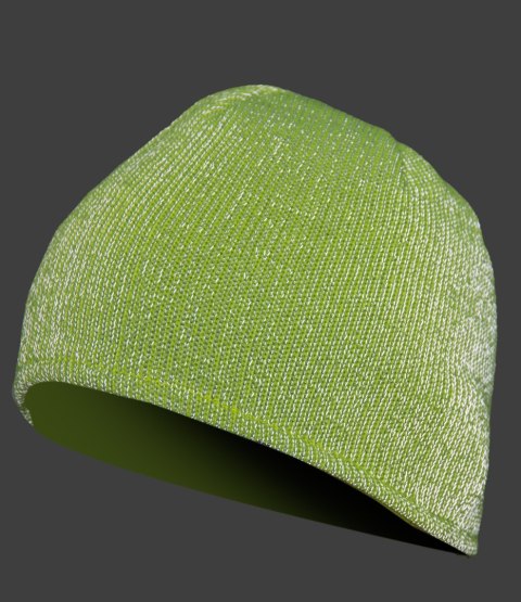 SEVEN KINGS CROSS CZAPKA Z DZIANINY MELANGE ŻÓŁTA