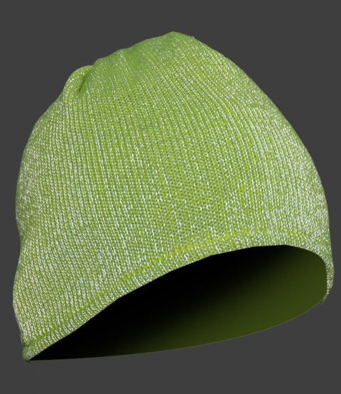 SEVEN KINGS CROSS CZAPKA Z DZIANINY MELANGE ŻÓŁTA