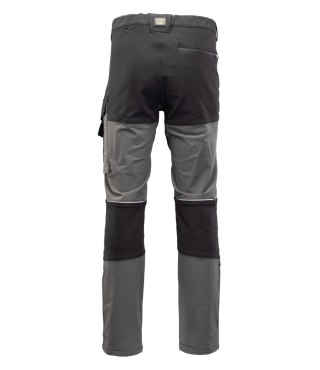 TRAIL SPODNIE DO PASA STAL/CZARNY