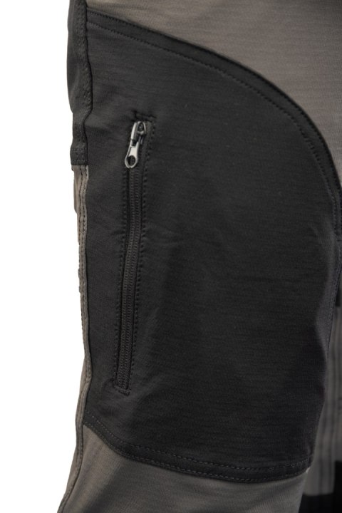 TRAIL SPODNIE DO PASA STAL/CZARNY