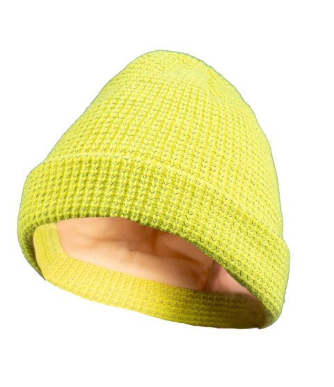 WOLBERG REFLECTO CZAPKA Z DZIANINY ŻÓŁTA