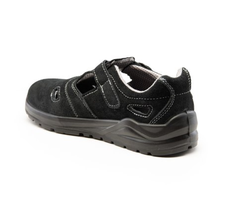 SANDAŁ MXP S1P SR FO ZAMSZ CZARNY