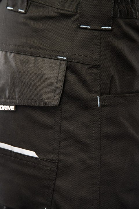 SPODNIE DO PASA DRIVE CZARNE - DAMSKIE