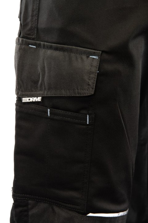 SPODNIE DO PASA DRIVE CZARNE