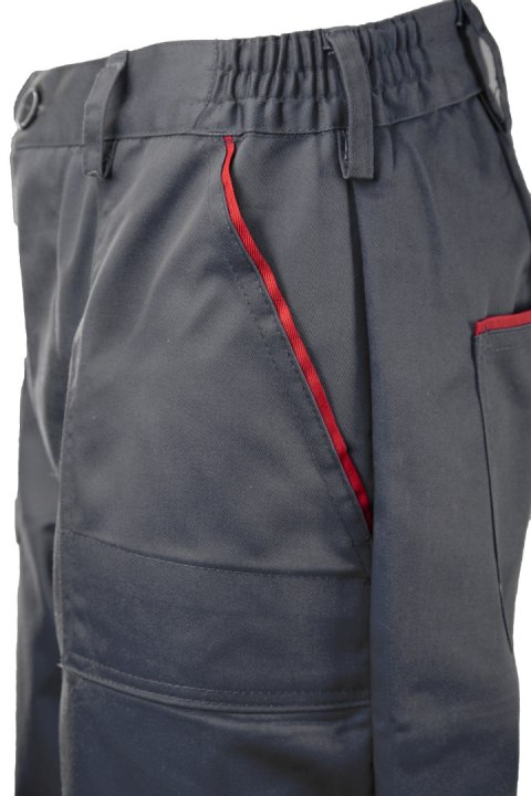 SPODNIE DO PASA - STALOWY