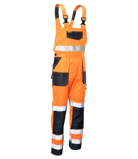 SPODNIE OGRODNICZKI WSTAWKA GRANAT KAT.II KL. 2