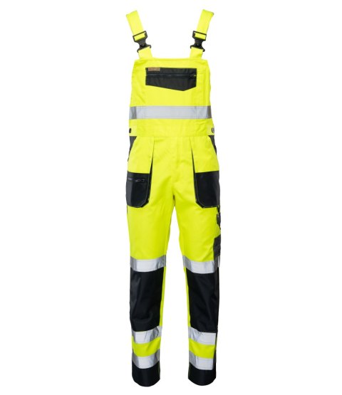 SPODNIE OGRODNICZKI WSTAWKA GRANAT KAT.II KL. 2