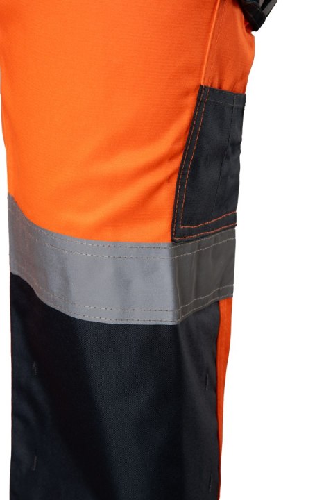 SPODNIE OGRODNICZKI WSTAWKA GRANAT KAT.II KL. 2