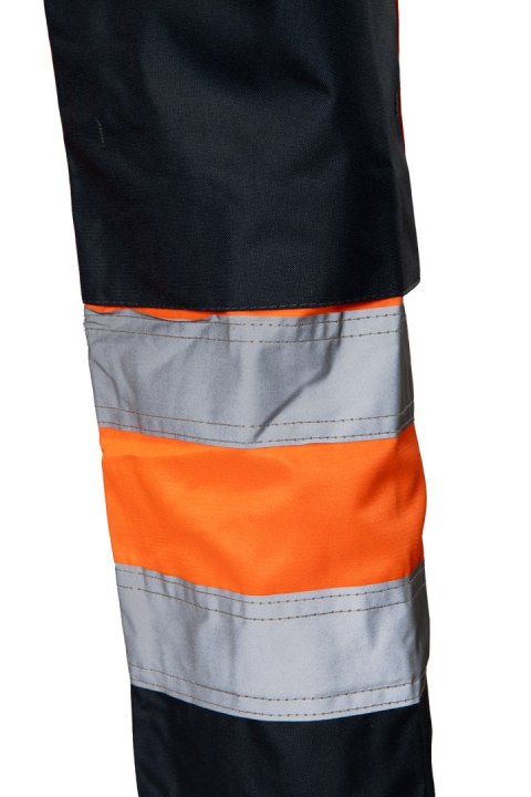 SPODNIE OGRODNICZKI WSTAWKA GRANAT KAT.II KL. 2