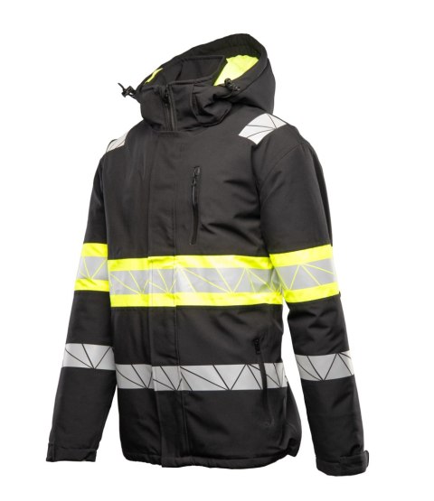 SEVEN KINGS ECO RIVAL KURTKA CZARNY/ŻÓŁTY