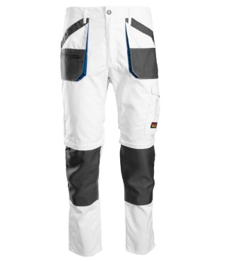 SPODNIE DO PASA Z ODPINANYMI NOGAWKAMI BIAŁY