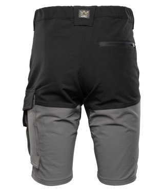 TRAIL SPODNIE KRÓTKIE STAL/CZARNY