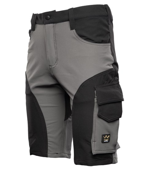 TRAIL SPODNIE KRÓTKIE STAL/CZARNY