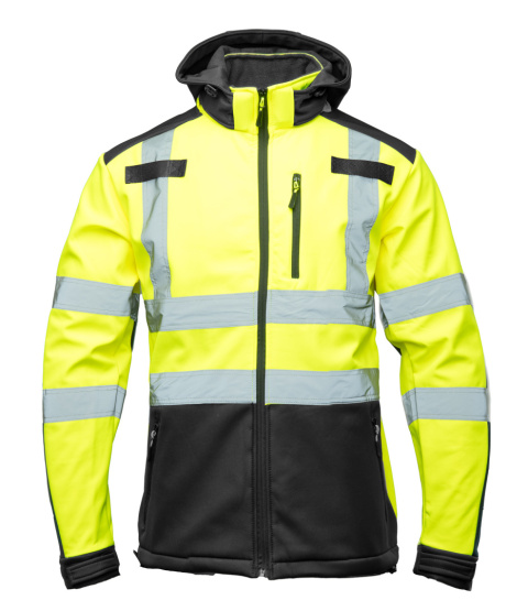 BRIXTON FLASH SOFTSHELL WSTAWKA GRANAT BF005 Z PASAMI ODBLASK. KAT 2 klasa2