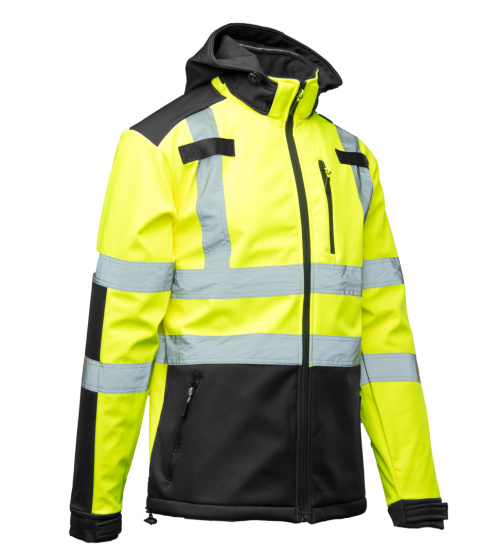 BRIXTON FLASH SOFTSHELL WSTAWKA GRANAT BF005 Z PASAMI ODBLASK. KAT 2 klasa2