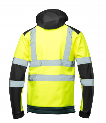 BRIXTON FLASH SOFTSHELL WSTAWKA GRANAT BF005 Z PASAMI ODBLASK. KAT 2 klasa2
