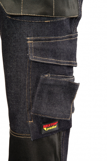 BRIXTON PRACTICAL SPODNIE DO PASA JEANS BAWEŁNA/SPANDEX
