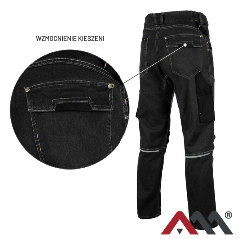 JEANS STRETCH Black kat. I