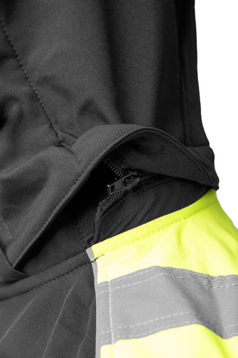 SEVEN KINGS RIVAL SOFTSHELL CZARNY/ŻÓŁTY