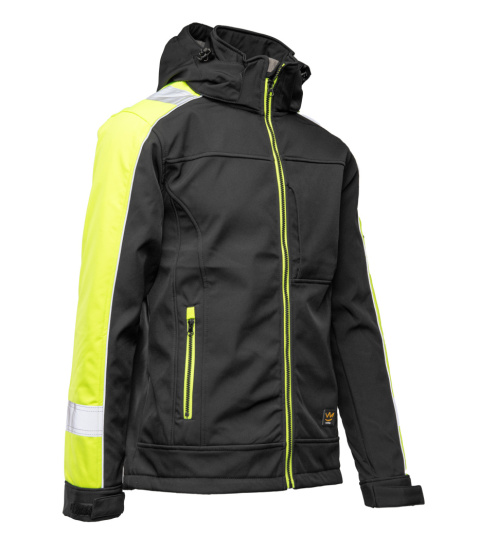 SEVEN KINGS RIVAL SOFTSHELL CZARNY/ŻÓŁTY
