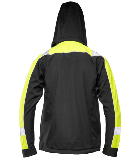 SEVEN KINGS RIVAL SOFTSHELL CZARNY/ŻÓŁTY