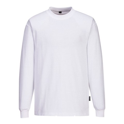 T-shirt antystatyczny ESD z długim rękawem
