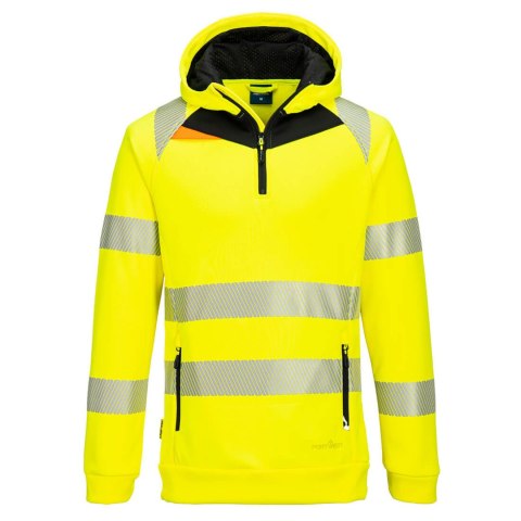 Bluza ostrzegawcza z kapturem DX482 i zamkiem 1/4