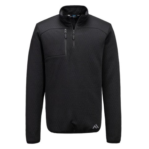 Bluza teksturowana KX3 z zamkiem 1/4 KX376