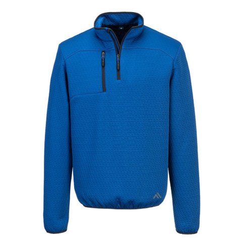 Bluza teksturowana KX3 z zamkiem 1/4 KX376
