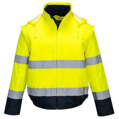Kurtka ostrzegawcza 2 w 1 Essential Bomber