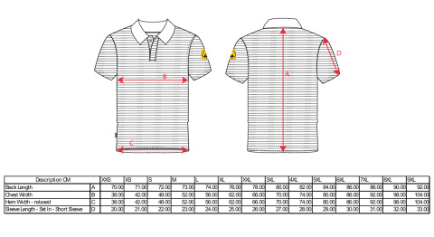 Antystatyczna koszulka Polo ESD AS21