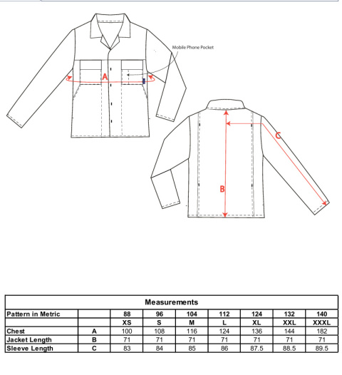 Bluza Mayo z czterema kieszeniami C859