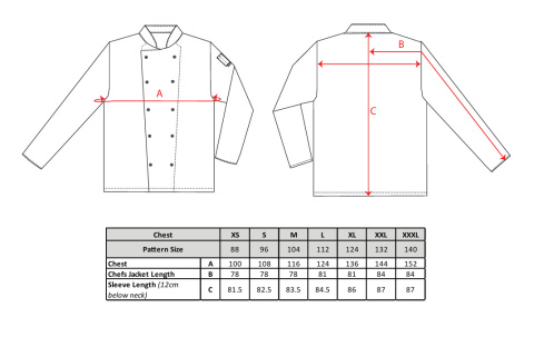 Bluza Szefa kuchni Suffolk C833