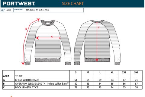 Bluza antystatyczna ESD AS24