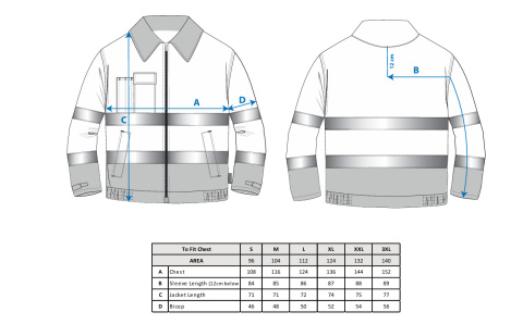 Bluza ostrzegawcza Madrid TX70