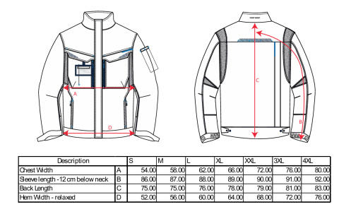 Bluza robocza WX3 T745