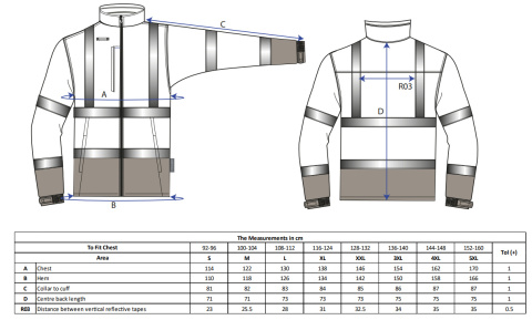 Dwukolorowy Softshell (3 warstwy) S425