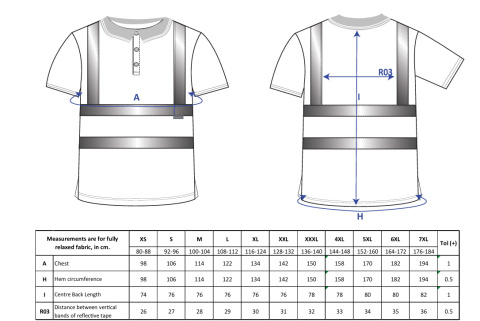 Koszulka ostrzegawcza polo S477