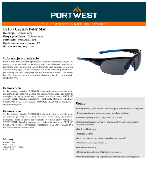 Okulary Polar Star PS18SKR