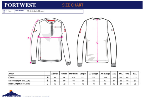 Sweter trudnopalny i antystatyczny FR32