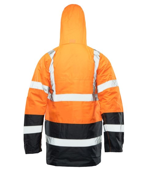 BENEFIT HI-VI KURTKA PARKA - KAT.II KLASA 3 - Pomarańczowy M