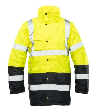 BENEFIT HI-VI KURTKA PARKA - KAT.II KLASA 3 - Żółty (_y) 2XL.
