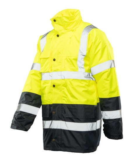 BENEFIT HI-VI KURTKA PARKA - KAT.II KLASA 3 - Żółty (_y) 2XL.