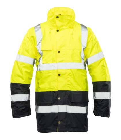 BENEFIT HI-VI KURTKA PARKA - KAT.II KLASA 3 - Żółty (_y) XL