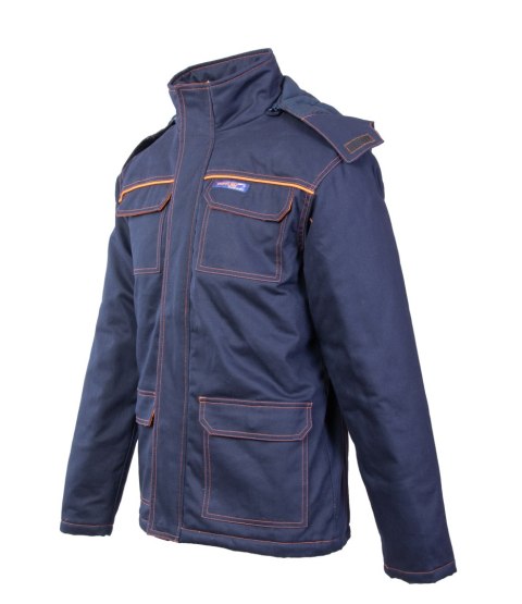 KURTKA PARKA PROF4 - Granatowy L