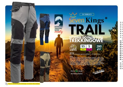 TRAIL SPODNIE DO PASA GRANAT/CZARNY - Granat 25