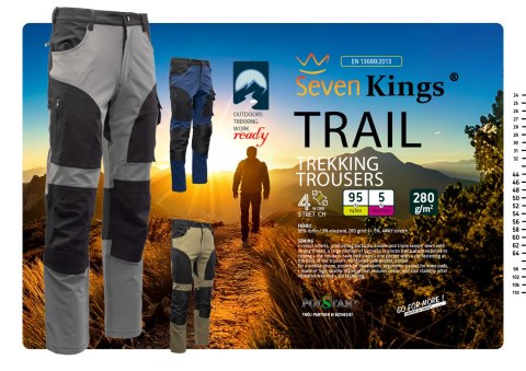 TRAIL SPODNIE DO PASA GRANAT/CZARNY - Granat 26