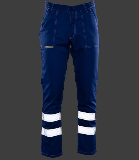 WAIST PANTS ODBLASK - Niebieski/odbask 46
